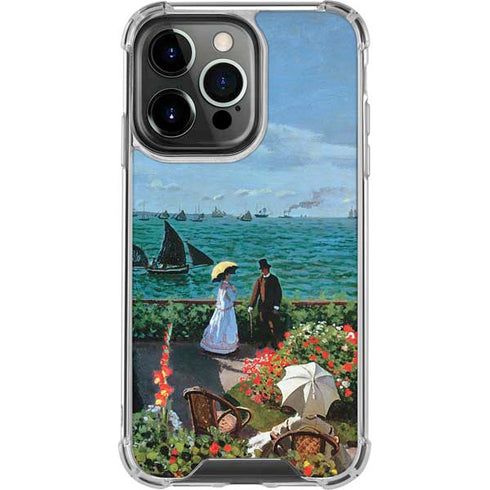 Monet - The Terrace at Sainte-Adresse by Monet iPhone 16 Pro Clear Case